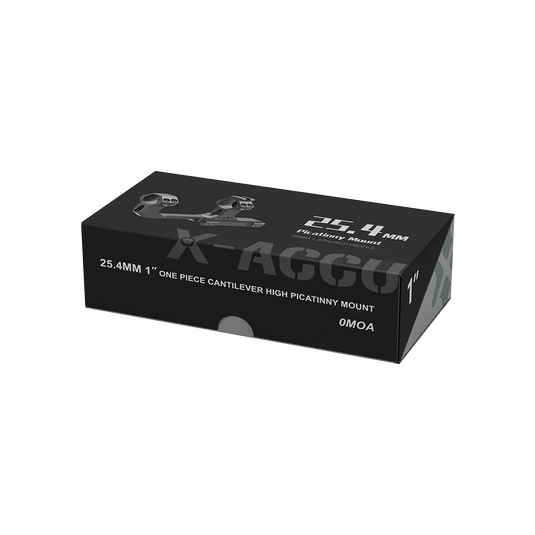 25.4mm Scope Mount | High Cantilever Picatinny Ring (1 Inch) | Universal 1-Piece Design (SCTM-66)