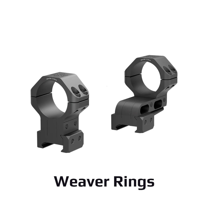 Load image into Gallery viewer, 30MM ADJUSTABLE CANTILEVER WEAVER / DOVETAIL RINGS
