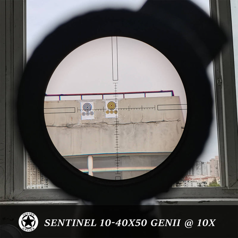 갤러리 뷰어에 이미지 로드, Sentinel 10-40x50 Center Dot Riflescope Imaging
