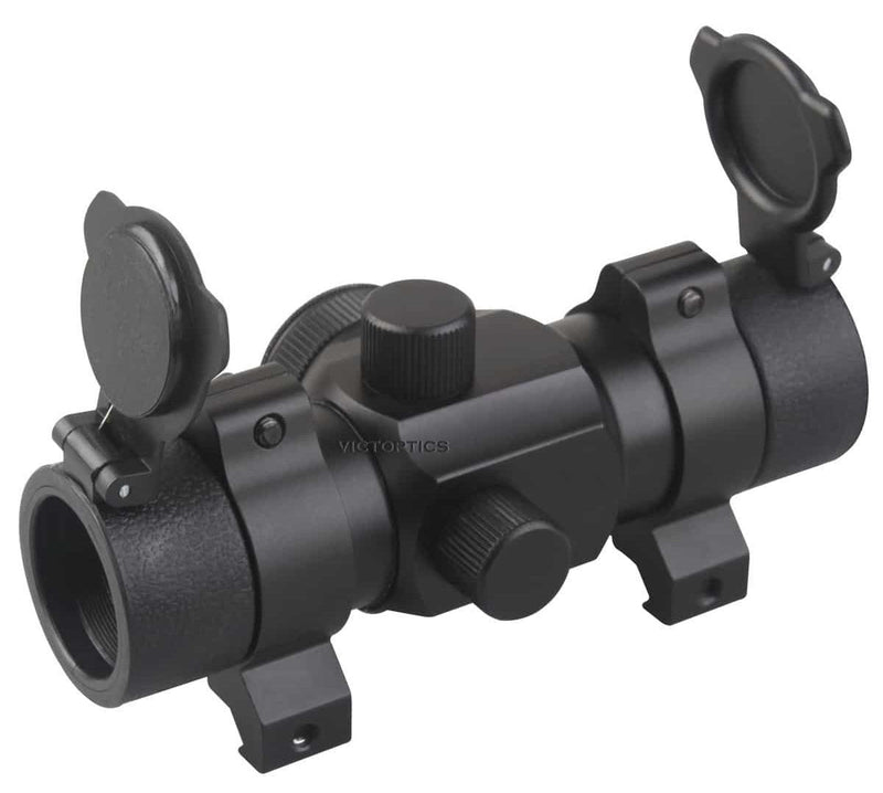 Load image into Gallery viewer, VictOptics T1 1x30 Red Dot Scope side details
