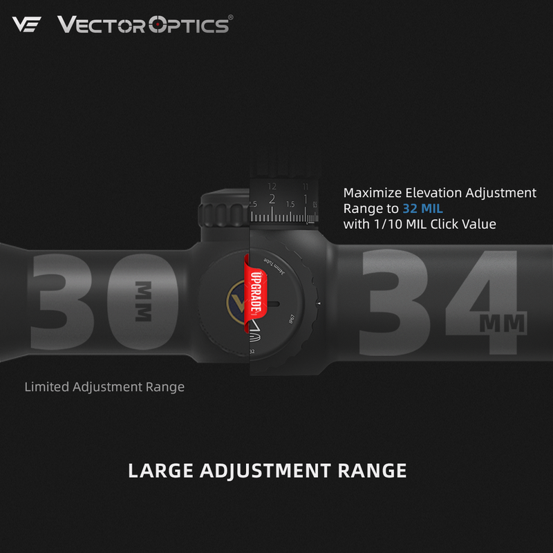 將圖片載入到圖庫檢視器中， Tauron 6-24x50 HD MIL Rifle Scope | PRS &amp; Long-Range | FFP VTA-3 MIL Dot Reticle (SCFF-81)
