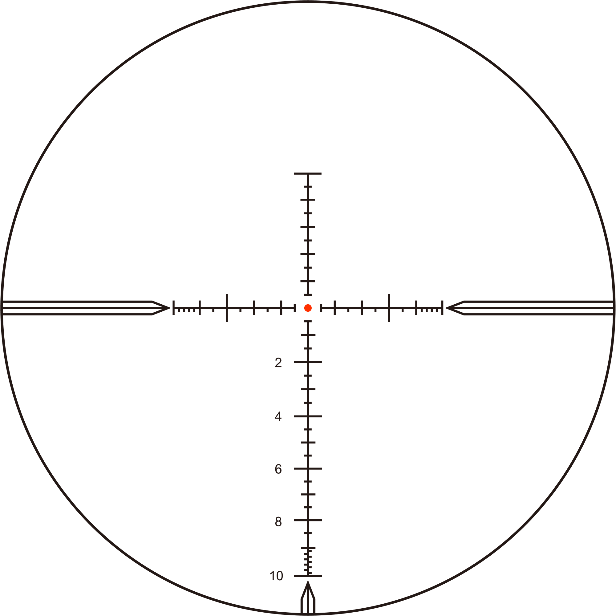 Tauron 5-30x56 GenII Rifle Scope (SCFF-66)