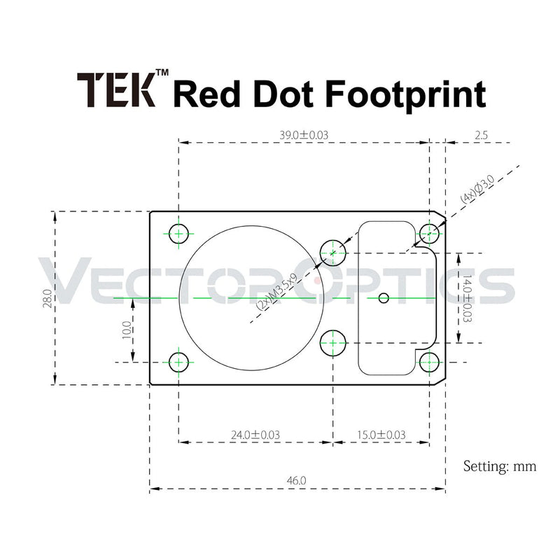 갤러리 뷰어에 이미지 로드, TEK Red Dot Sight Offset Picatinny Mount - Vector Optics Online Store
