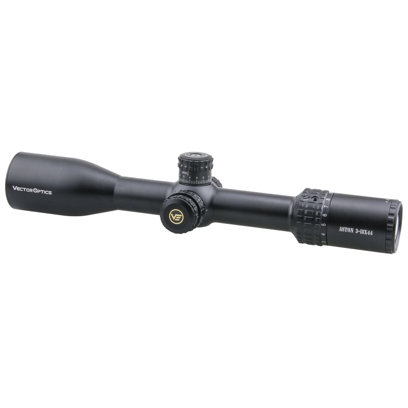 Load image into Gallery viewer, Aston 3-18X44 SFP Tactical Riflescope Side
