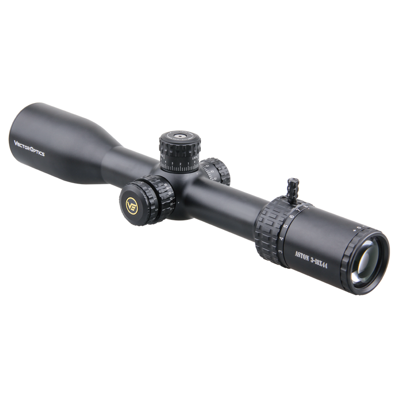 Load image into Gallery viewer, Aston 3-18X44 SFP Tactical Riflescope Front Side
