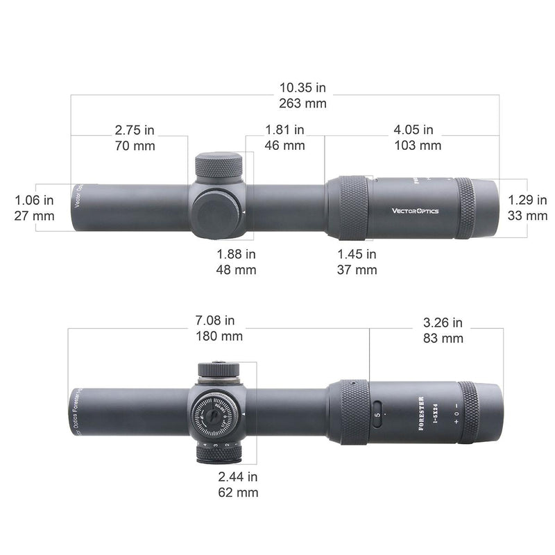 Load image into Gallery viewer, Forester 1-5x24SFP LPVO Riflescope
