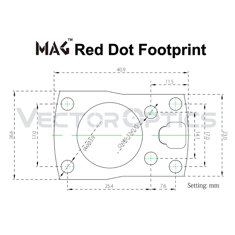 갤러리 뷰어에 이미지 로드, Frenzy-S 1x16x22 AUT Red Dot Sight desigh
