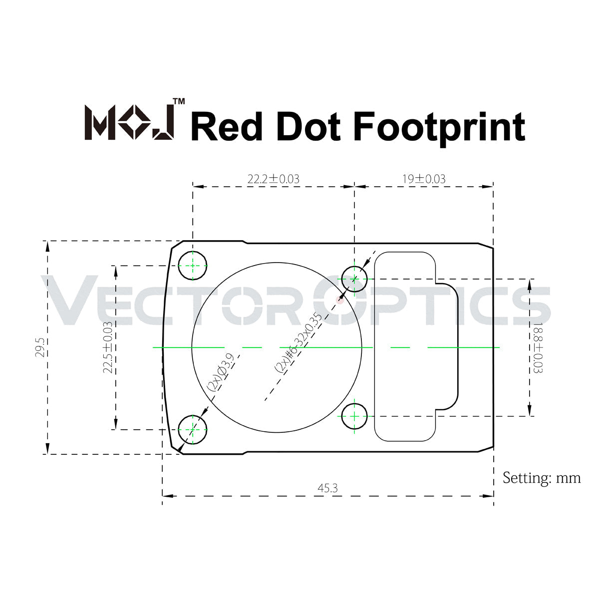 Frenzy-X 1x22x26 MOS Red Dot Sight design parameter