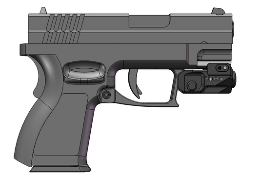 Scrapper Subcompact Pistol Red Laser Sight