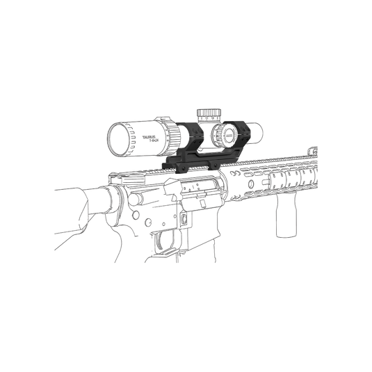 30mm 1-Piece Adjustable Extended Picatinny Mount (XASR-3037)