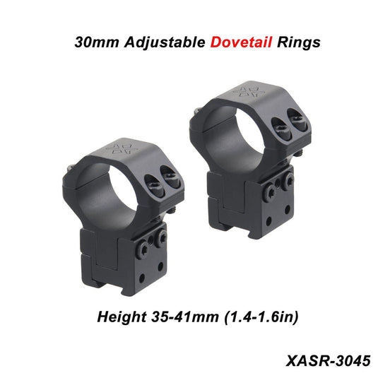 X-ACCU 25.4mm/1in 30mm 34mm Adjustable Scope Rings - Vector Optics Online Store