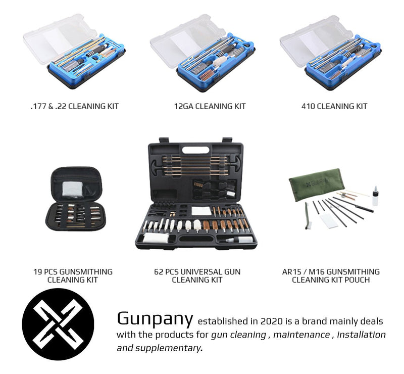 갤러리 뷰어에 이미지 로드, Gunpany Gun Cleaning Kit (19 Pieces) - Vector Optics Online Store
