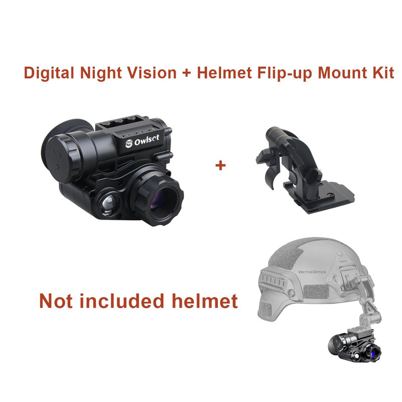 갤러리 뷰어에 이미지 로드, Owlset 1x18 Night Vision&amp;Helmet Flip-up Mount Kit - Vector Optics Online Store
